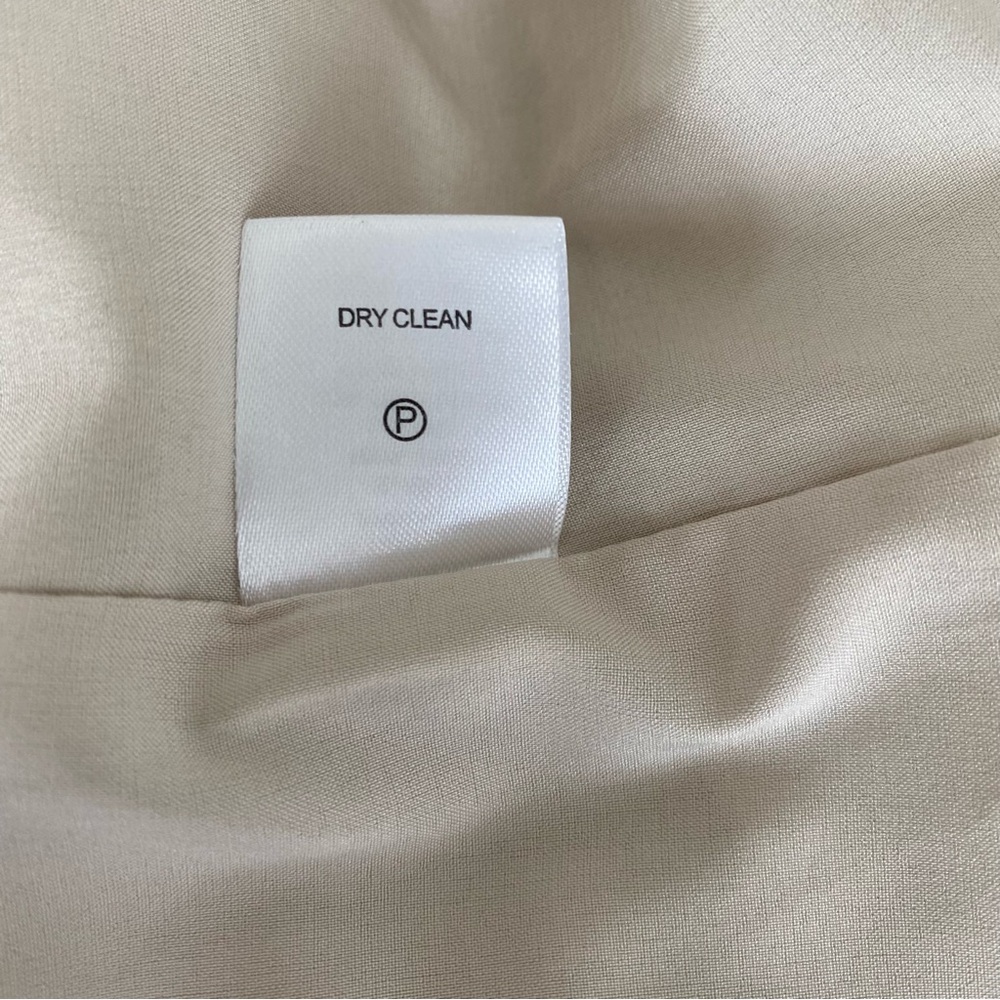 SIGRID OLSEN Signature Women's SZ 8 Linen Beige Embroidered Sheath Dress Career - Picture 5 of 7